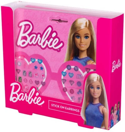 MATTEL BRB Barbie náušnice nalepovací dětské velká sada různé druhy plast