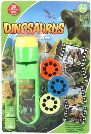 Baterka dětská svítilna a projektor Dinosauři 2v1 na baterie Světlo Baterka dětská svítilna a projektor Dinosauři 2v1 na baterie Světlo