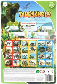 Baterka dětská svítilna a projektor Dinosauři 2v1 na baterie Světlo