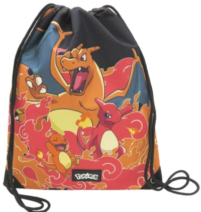 Batoh dětský stahovací vak na záda Pokémon Charmander Evolution Batoh dětský stahovací vak na záda Pokémon Charmander Evolution