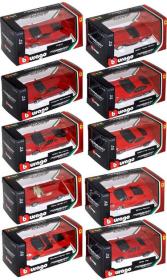 BBURAGO Auto Ferrari Race and Play 1:43 kovový model různé druhy