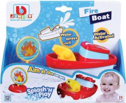 BBurago Junior baby člun hasičský do vody do vany na baterie