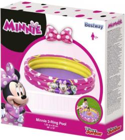 Bestway Baby bazén nafukovací kruhový Disney Minnie 122x25cm 91079