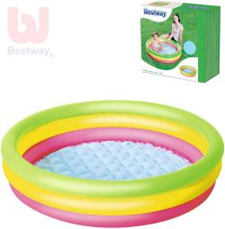 BESTWAY Baby bazének kruhový 102x25cm nafukovací brouzdaliště 51104 BESTWAY Baby bazének kruhový 102x25cm nafukovací brouzdaliště 51104