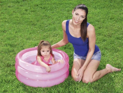 Bestway Baby bazének nafukovací 3 komory 70cm kulatý 2 barvy 51033