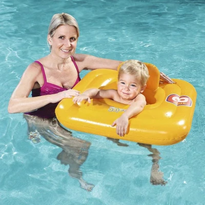 Bestway Baby sedátko nafukovací 76x76cm kruh s křížem do vody