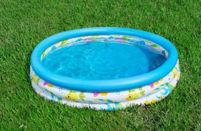 Bestway Bazén dětský nafukovací 3 komory korál 122x25cm kulatý 51009