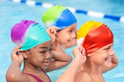 Bestway Čepice dětská silikonová na plavání Wawe Swim 3 barvy 26049