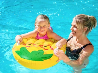 Bestway Lehátko nafukovací Surf Buddy ovoce 84x56cm na vodu s úchyty 3 druhy