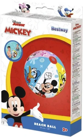 Bestway Míč nafukovací baby Mickey Mouse 51cm do vody 91098