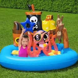 Bestway Nafukovací bazének 52211 SHIPS AHOY 140 x 130 x 104 cm