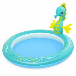 Bestway Nafukovací bazének 53114 SEAHORSE SPRINKLER 188 x 160 x 86 cm