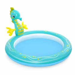 Bestway Nafukovací bazének 53114 SEAHORSE SPRINKLER 188 x 160 x 86 cm