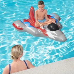 Bestway Nafukovací lehátko 41443 STÍHAČKA GALAXY GLIDER 136 x 135 cm šedá