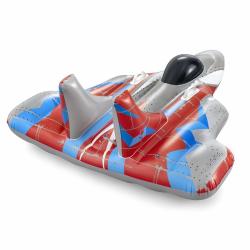 Bestway Nafukovací lehátko 41443 STÍHAČKA GALAXY GLIDER 136 x 135 cm šedá