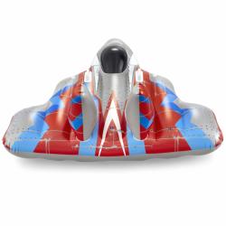 Bestway Nafukovací lehátko 41443 STÍHAČKA GALAXY GLIDER 136 x 135 cm šedá