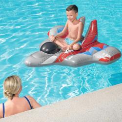 Bestway Nafukovací lehátko 41443 STÍHAČKA GALAXY GLIDER 136 x 135 cm šedá