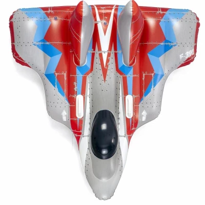 Bestway Nafukovací lehátko 41443 STÍHAČKA GALAXY GLIDER 136 x 135 cm šedá