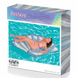 Bestway Nafukovacie lehátko 43414 IRIDESCENT SHELL 185 x 114 cm perleťová