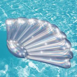 Bestway Nafukovacie lehátko 43414 IRIDESCENT SHELL 185 x 114 cm perleťová