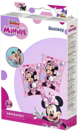 Bestway Rukávky nafukovací Minnie Mouse plavací křidélka do vody 91038