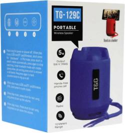 Bezdrátový bluetooth reproduktor soudek 5W / Hands-free / USB / FM rádio na baterie