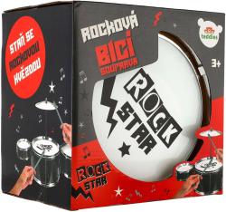 Bicí souprava dětská Rock Star set 3x buben na stojanu s činely plast