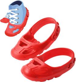 Big Ochranné dětské návleky na botičky vel.21-27 protiskluzové červené 1 pár