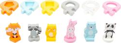 BIGJIGS TOYS DŘEVO Puzzle baby vkládací zvířátka 12 dílků