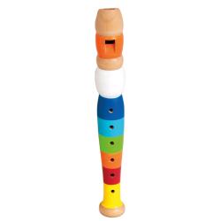Bino DŘEVO Flétna barevná 20 cm (dřevěná hračka) Bino DŘEVO Flétna barevná 20 cm (dřevěná hračka)