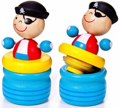 Bino DŘEVO Krabička na mléčné zoubky (pro zoubkovou vílu) (dřevěná hračka)