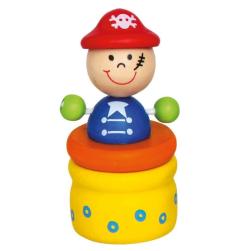 Bino DŘEVO Krabička na mléčné zoubky (pro zoubkovou vílu) (dřevěná hračka)