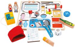 Bino DŘEVO Puzzle vkládací doktor 14 dílků 3D (dřevěná hračka)