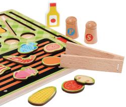 Bino DŘEVO Puzzle vkládací gril 33 dílků 3D (dřevěná hračka)