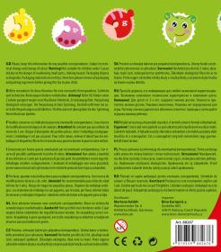 Bino DŘEVO Skládačka s čísly žížala Julie 10 dílků (dřevěná hračka)