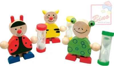 Bino DŘEVO Stojánek na kartáček přesýpací (dřevěná hračka) Bino DŘEVO Stojánek na kartáček přesýpací (dřevěná hračka)