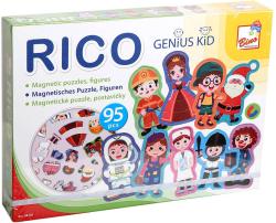 Bino Magnetické puzzle skládačka postavičky 95 dílků (dřevěná hračka) Bino Magnetické puzzle skládačka postavičky 95 dílků (dřevěná hračka)