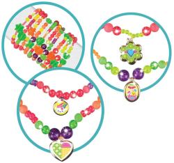 Bino Navlékací korálky s přívěsky kreativní set výroba dětské bižuterie