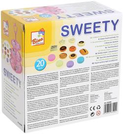 Bino Strojan na dorty set s cukrovím růžový kovový makety potravin