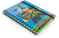 Blok kroužkový notes A5 Minecraft linkovaný dětský zápisník