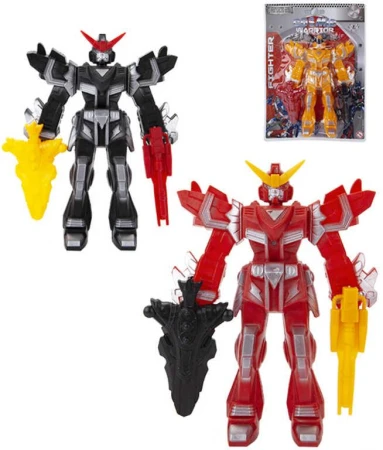 Bojovník vesmírný robot set se 2 zbraněmi na baterie Světlo různé barvy Bojovník vesmírný robot set se 2 zbraněmi na baterie Světlo různé barvy
