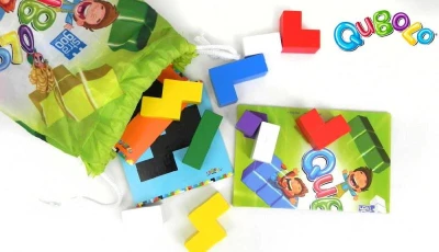 Bonaparte DŘEVO Hra kostky dřevěné Qubolo 3D (společenská hra)