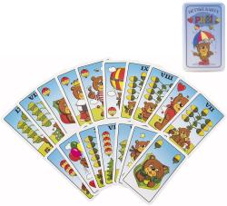 Bonaparte Hra karetní prší dětské jednohlavé karty (společenská hra)