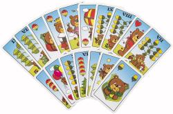 Bonaparte Hra karetní prší dětské jednohlavé karty (společenská hra)