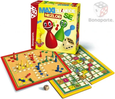 Bonaparte Hra Maxi Človeče, nehnevaj sa/Veľké putovanie 2v1 (spoločenská hra) Bonaparte Hra Maxi Človeče, nehnevaj sa/Veľké putovanie 2v1 (spoločenská hra)