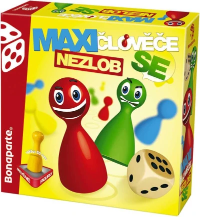 Bonaparte Hra Maxi Člověče, nezlob se/Velké putování 2v1 (společenská hra)