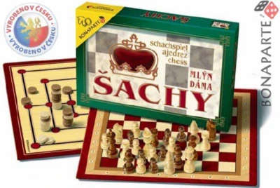 Bonaparte Šachy, Dáma, Mlyn hra 4644 (spoločenská hra) Bonaparte Šachy, Dáma, Mlyn hra 4644 (spoločenská hra)