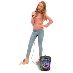 Bontempi Bezdrátový reproduktor s dynamickým mikrofonem, světelnými efekty a displejem