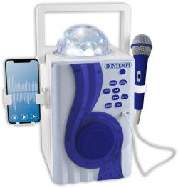 Bontempi Karaoke Boom Box s disco efekty na baterie Světlo USB