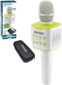 Bontempi Mikrofon bezdrátový karaoke v pouzdrře na baterie USB